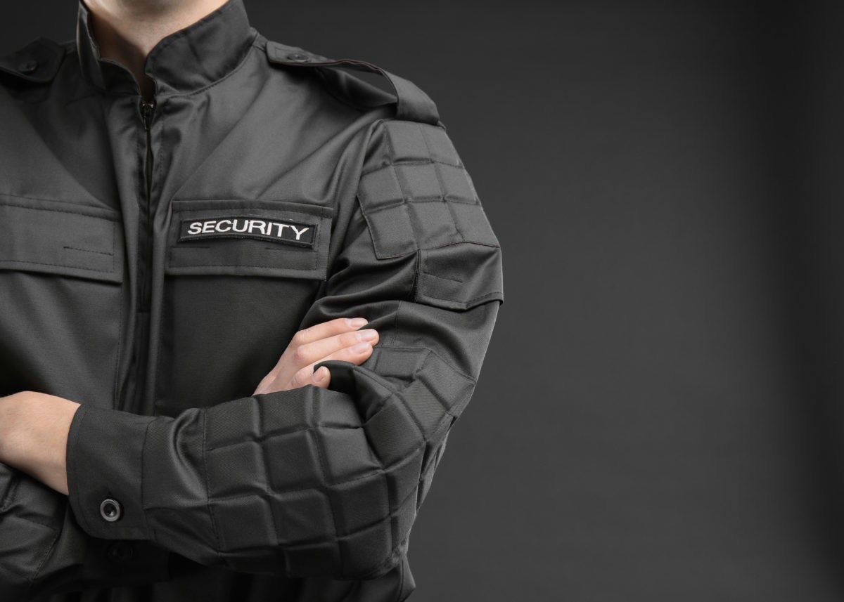 Professional Security Uniform Detail